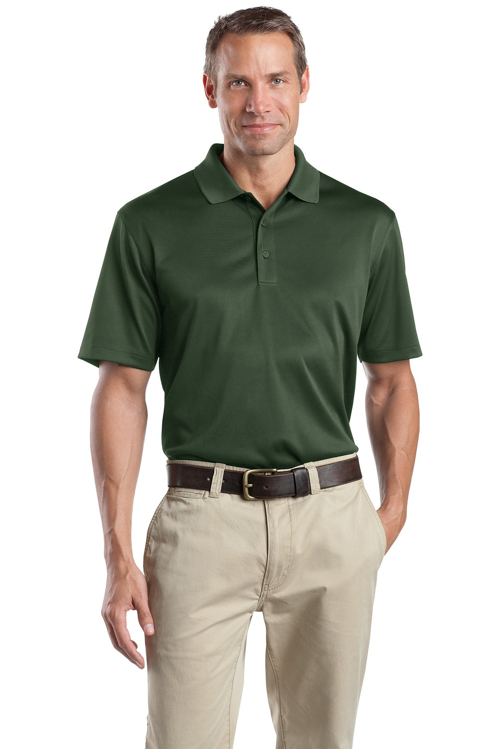 CornerStone® Select Snag-Proof Polo - Dark Green - XS