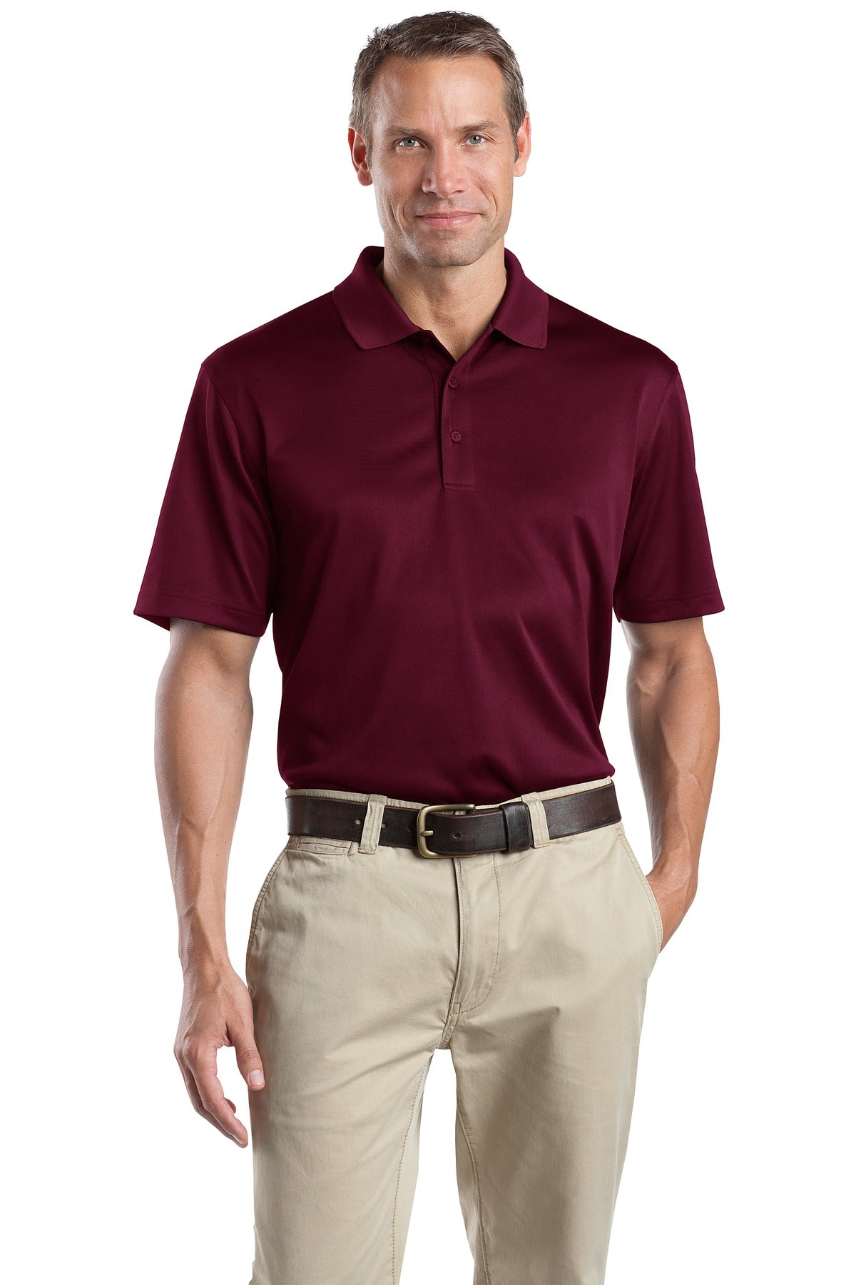 CornerStone® Select Snag-Proof Polo - Maroon - XS
