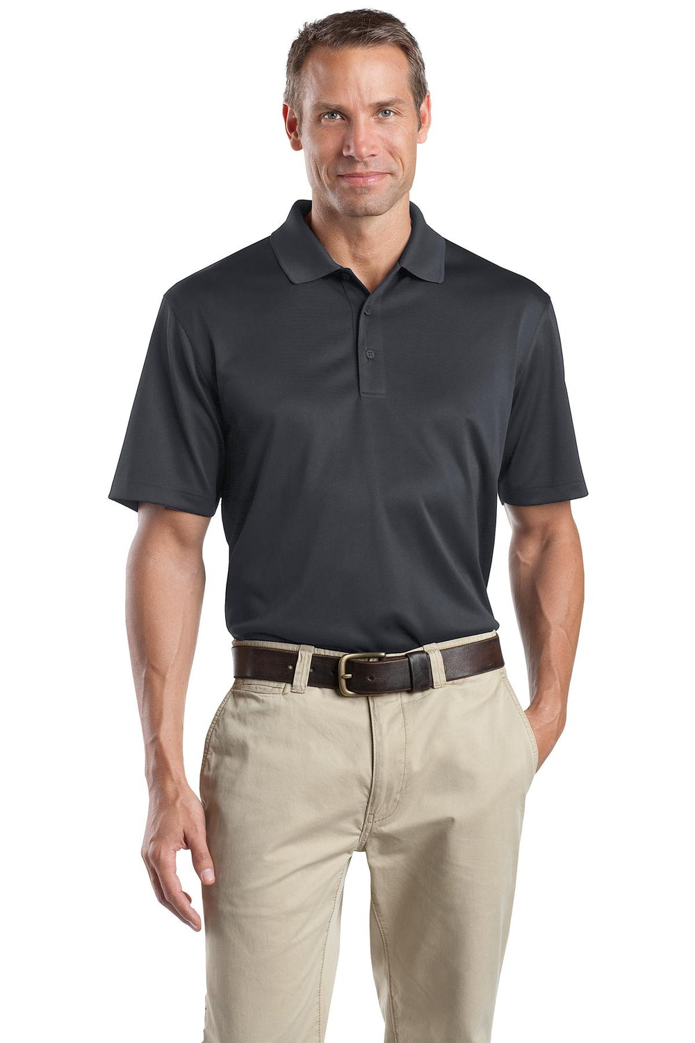 CornerStone® Tall Select Snag-Proof Polo - Charcoal - LT