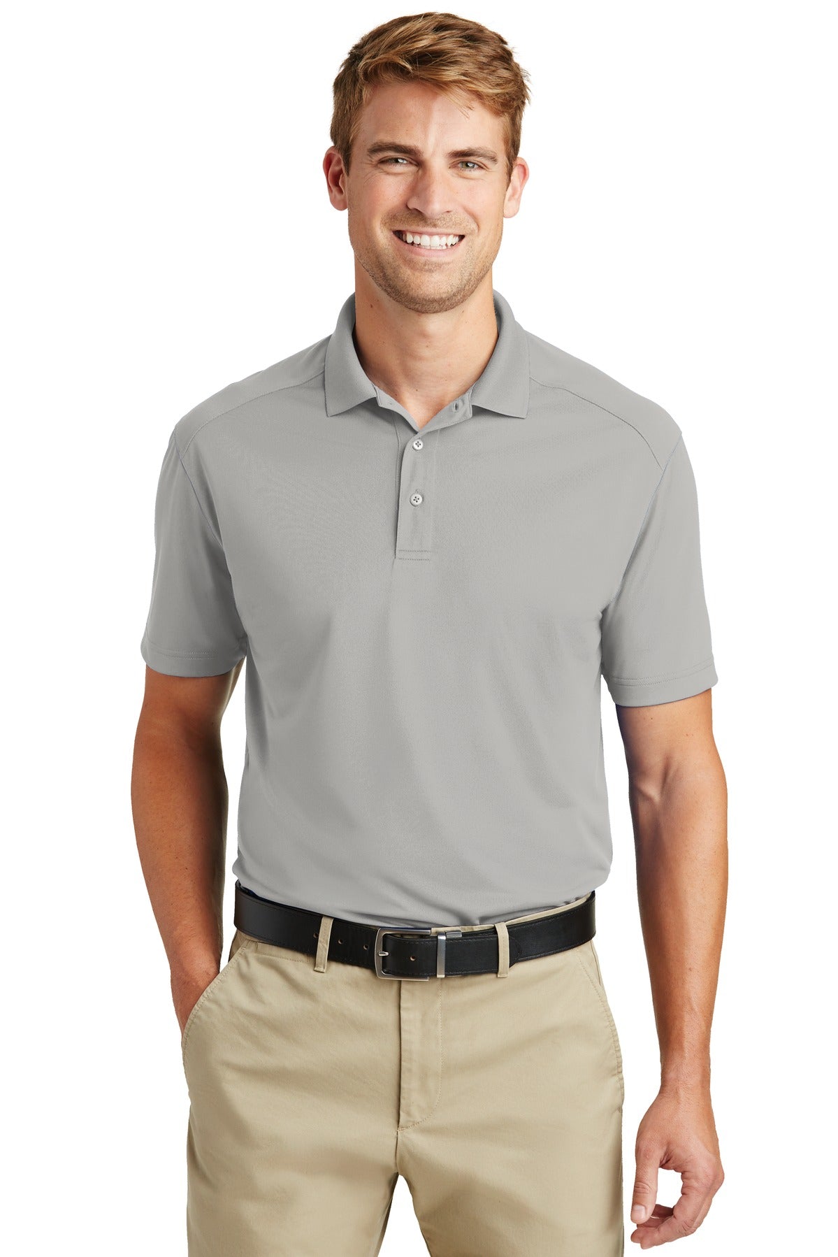 CornerStone® Select Lightweight Snag-Proof Polo - Light Grey - XS