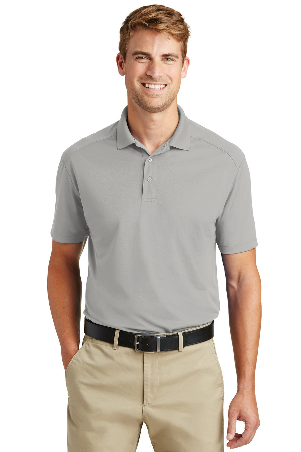CornerStone® Select Lightweight Snag-Proof Polo - Light Grey - XS