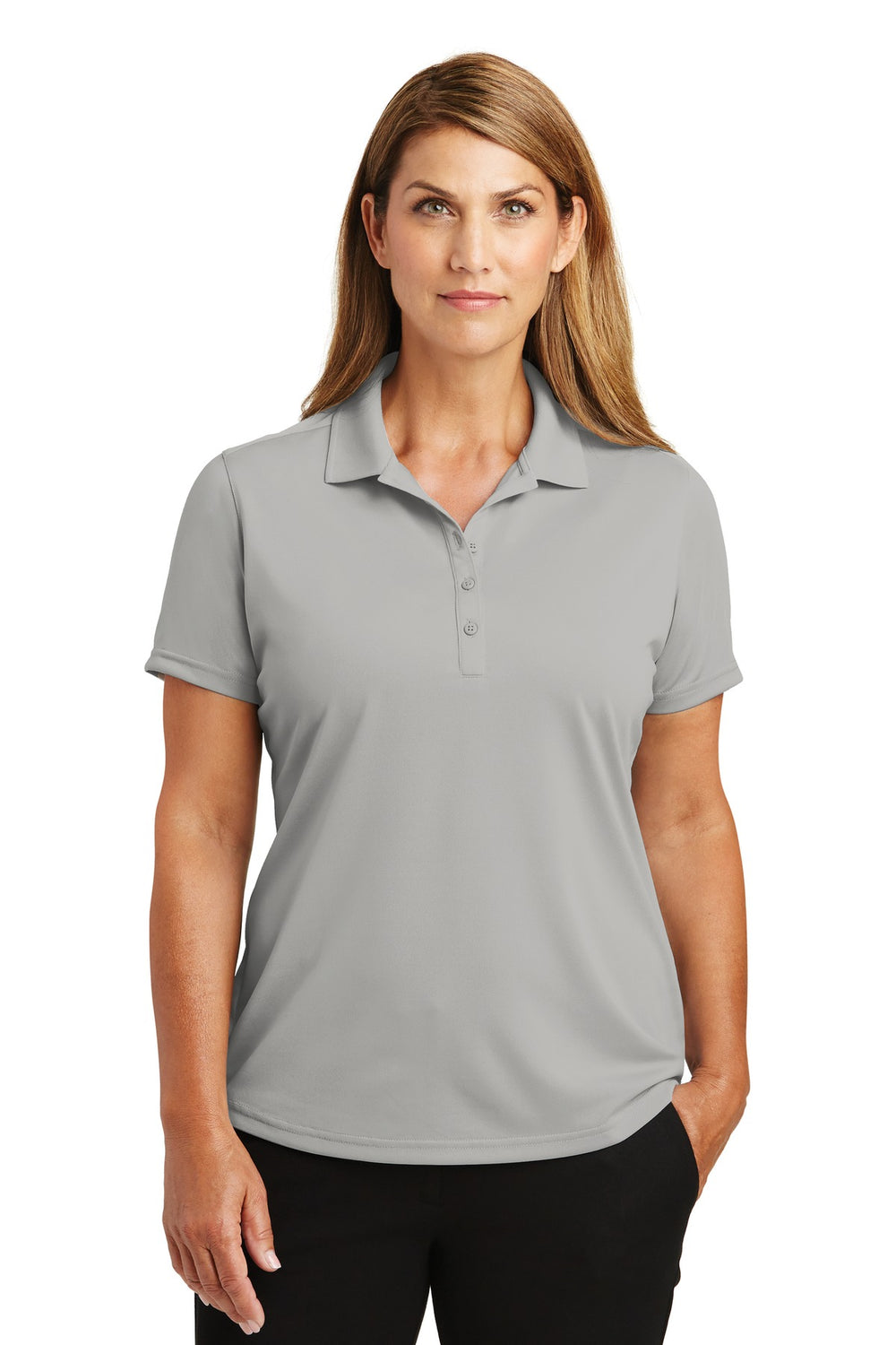 CornerStone® Women's Select Lightweight Snag-Proof Polo - Light Grey - XS