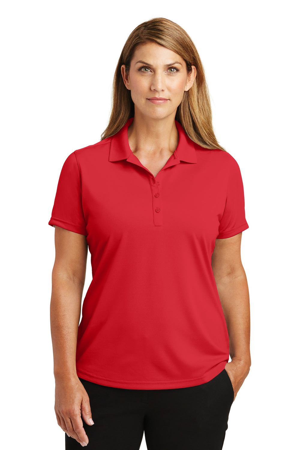 CornerStone® Women's Select Lightweight Snag-Proof Polo - Red - XS