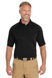CornerStone® Select Lightweight Snag-Proof Tactical Polo - Black - XS