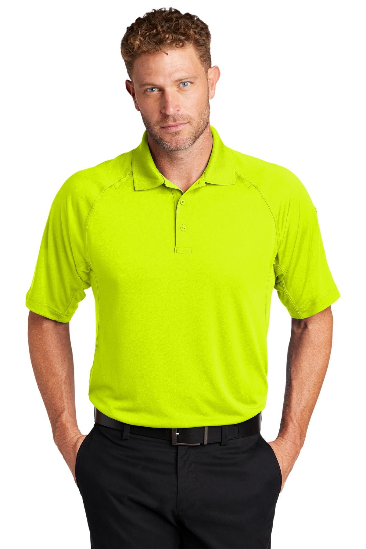 CornerStone® Select Lightweight Snag-Proof Tactical Polo - Safety Yellow - XS