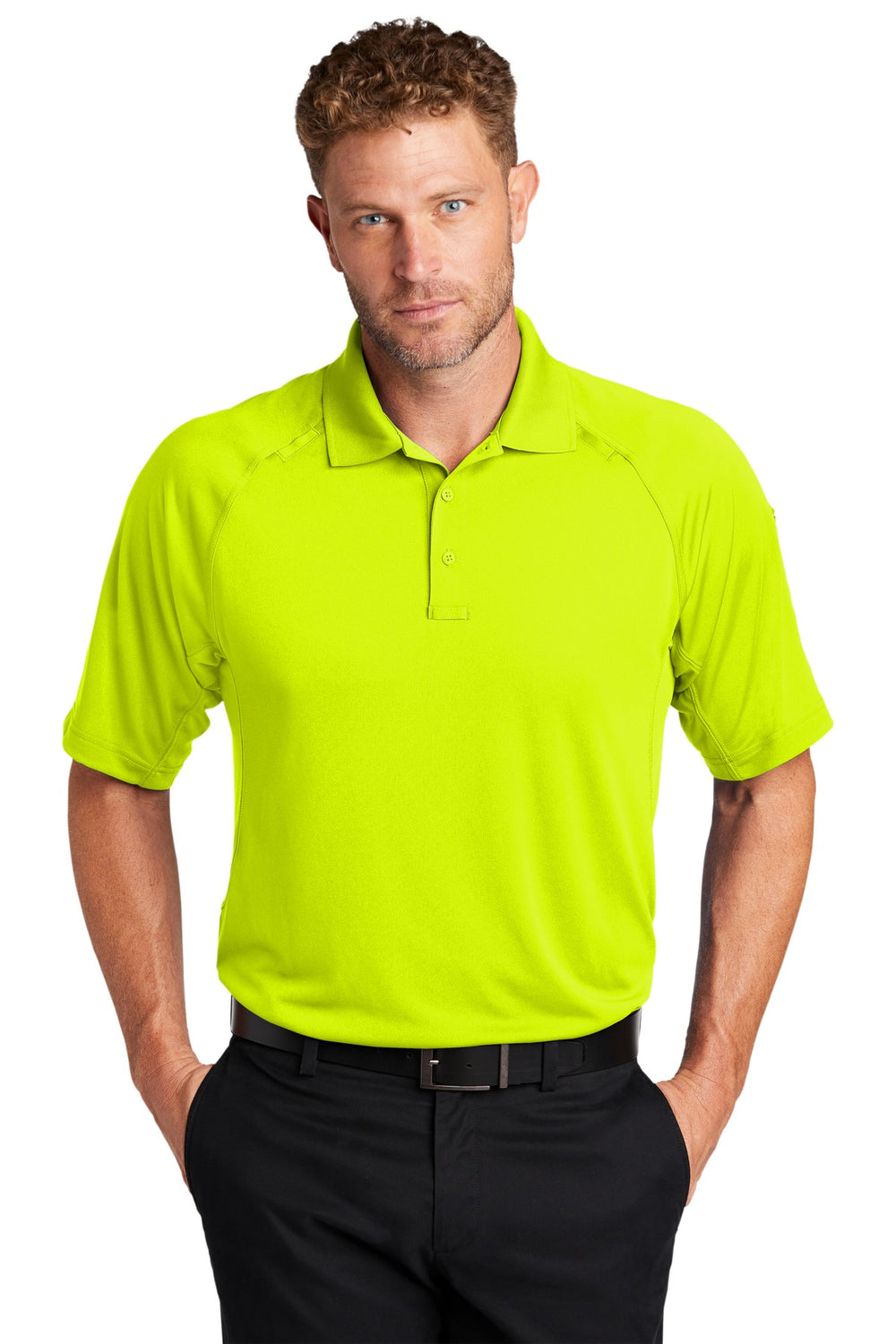 CornerStone® Select Lightweight Snag-Proof Tactical Polo - Safety Yellow - XS