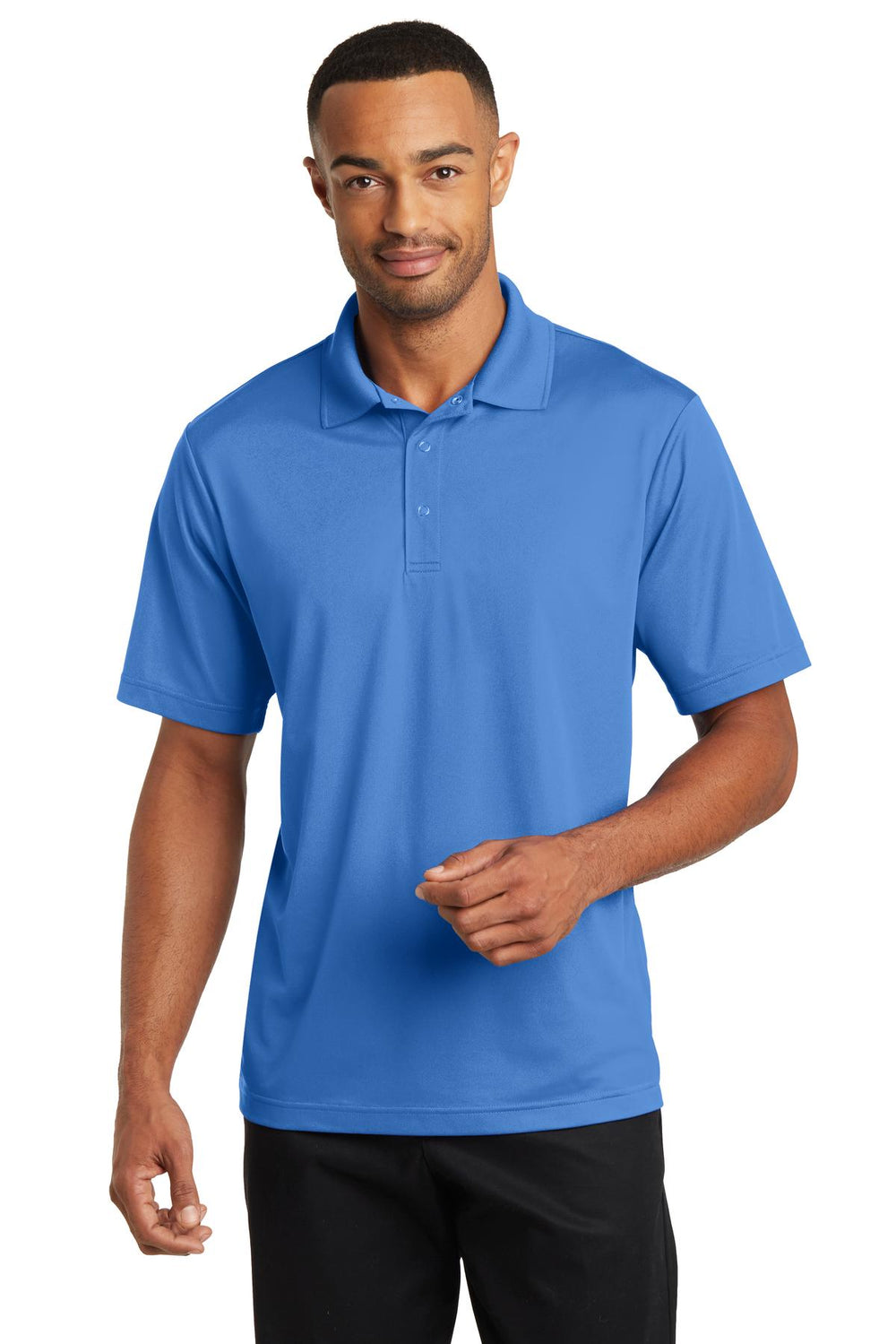 CornerStone® Micropique Gripper Polo - Blue Lake - XS