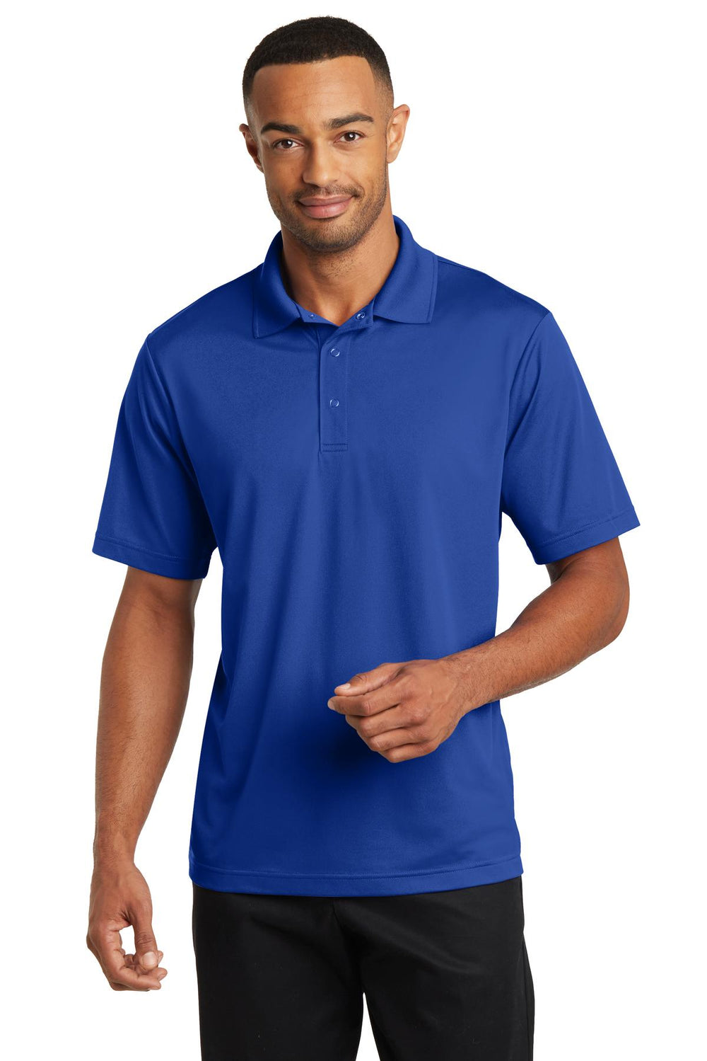 CornerStone® Micropique Gripper Polo - True Royal - XS