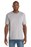 CornerStone ® Workwear Pocket Tee - Heather Grey - S