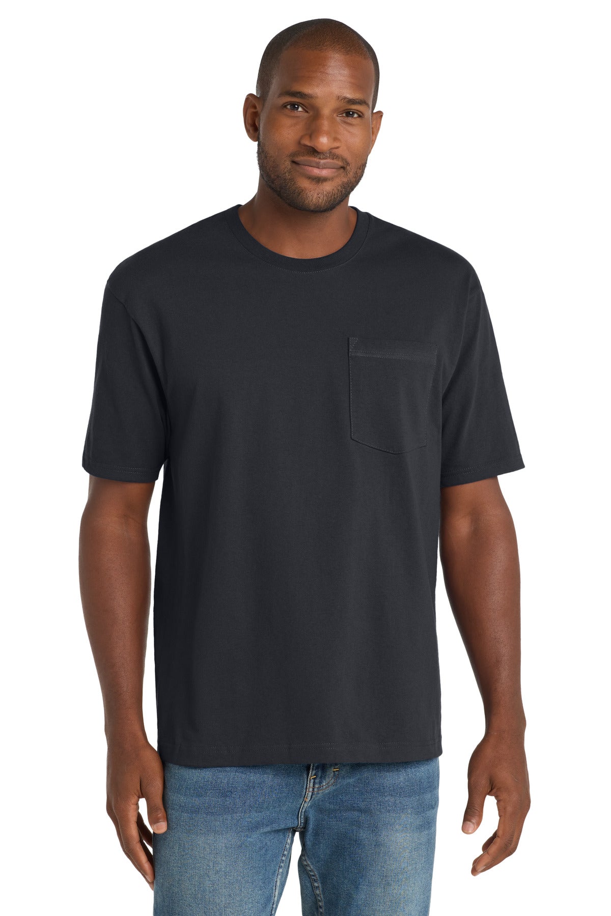 CornerStone ® Workwear Pocket Tee - Navy Blue - S