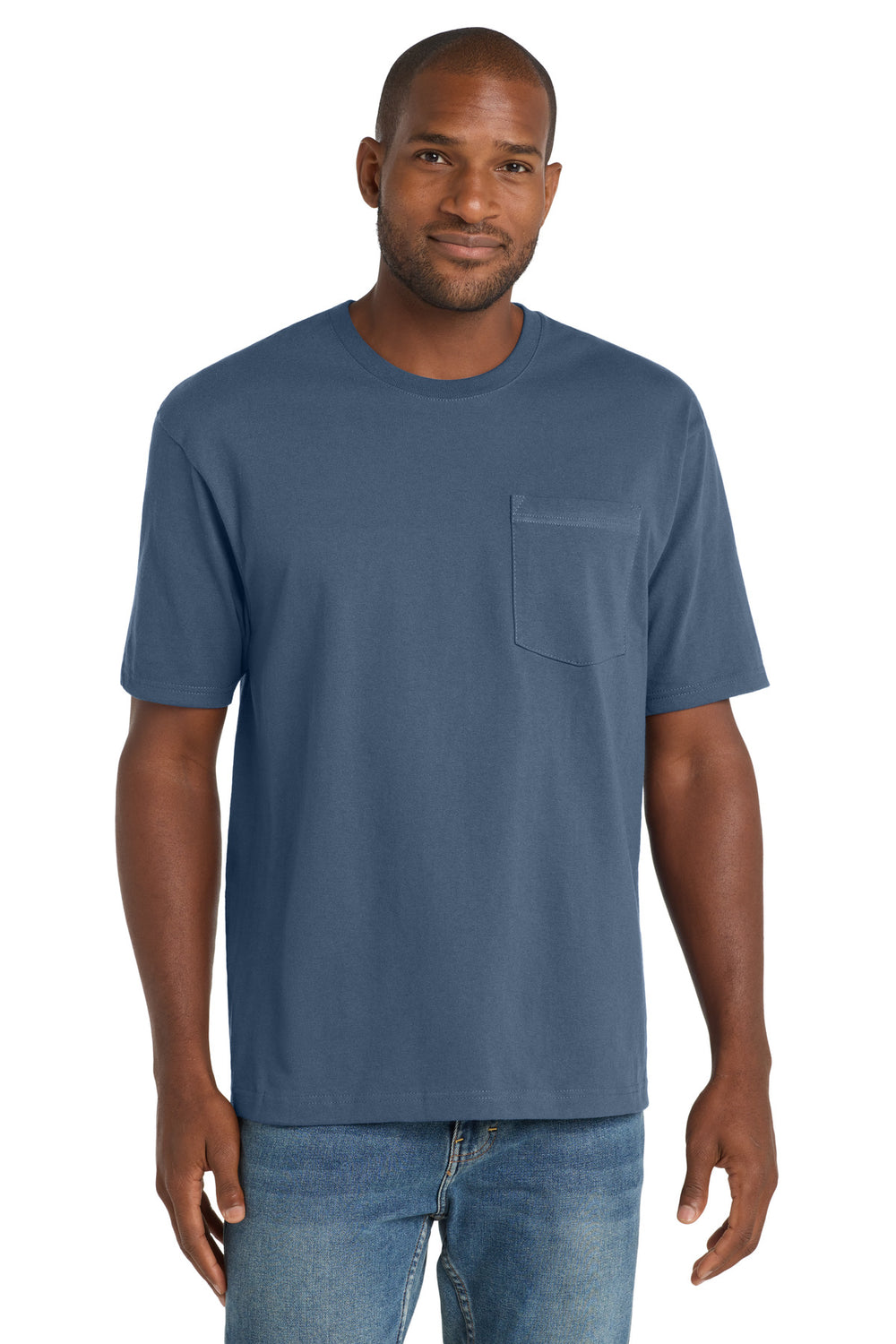CornerStone ® Workwear Pocket Tee - Regatta Blue - S