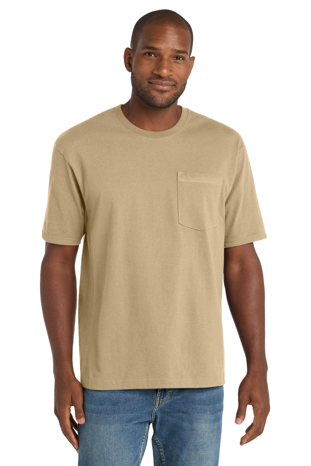 CornerStone ® Workwear Pocket Tee - Tan - S