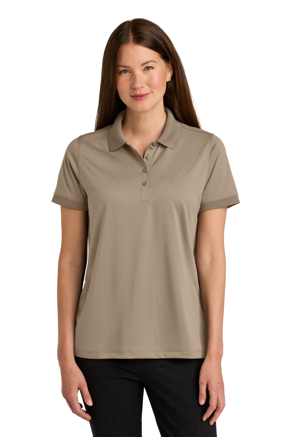 CornerStone® Women’s Workwear Pro Polo - Silver Tan - XS