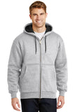 CornerStone® Heavyweight Full-Zip Hooded Sweatshirt with Thermal Lining - Athletic Heather - XS
