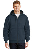 CornerStone® Heavyweight Full-Zip Hooded Sweatshirt with Thermal Lining - Navy - XS