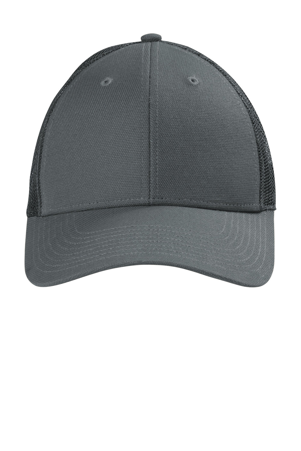 CornerStone® Canvas Mesh Back Cap - Charcoal - OSFA