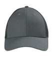 CornerStone® Canvas Mesh Back Cap - Charcoal - OSFA