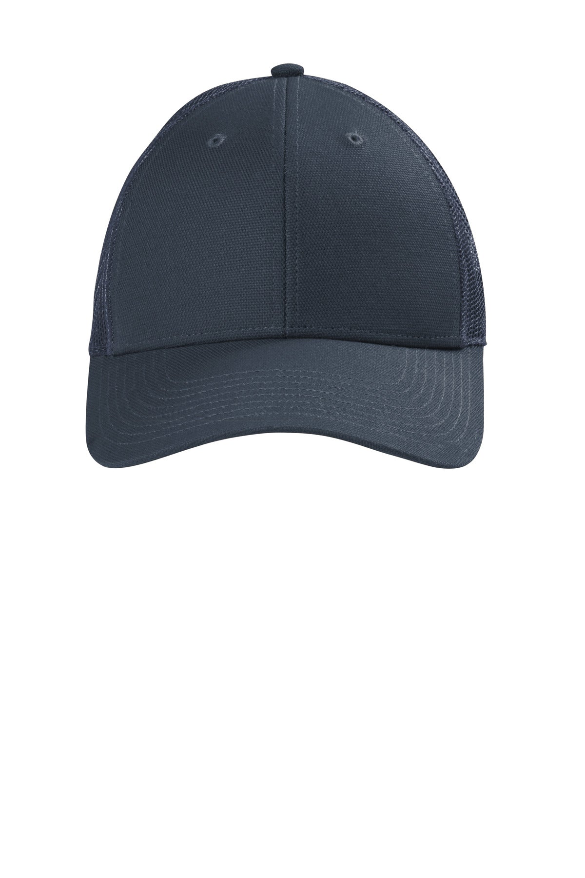 CornerStone® Canvas Mesh Back Cap - Navy Blue - OSFA