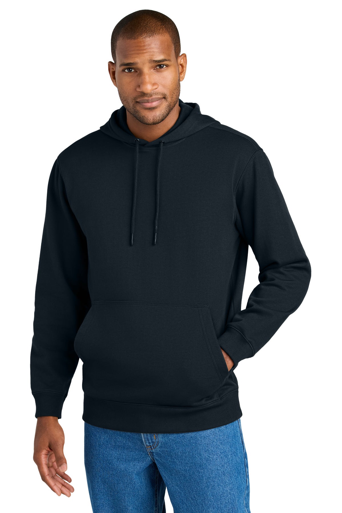CornerStone® Tough Fleece Pullover Hoodie - Navy - XS