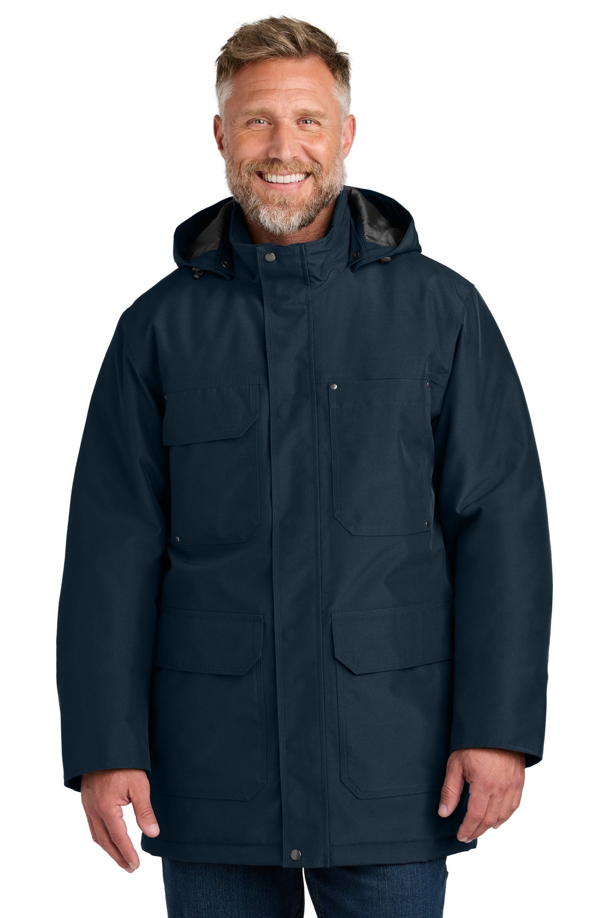 CornerStone® Elements Insulated Parka - Navy - XS
