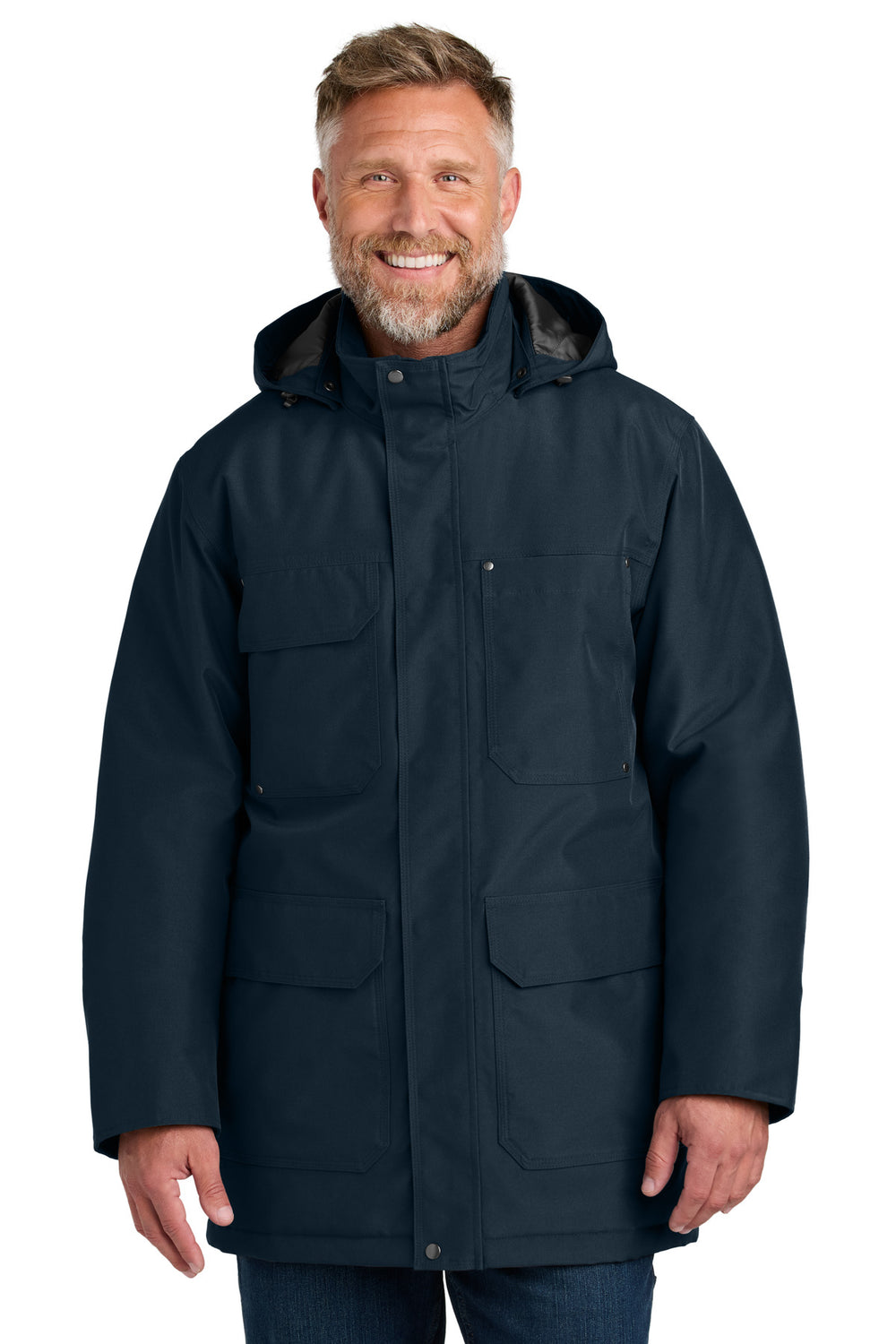 CornerStone® Elements Insulated Parka - Navy - XS