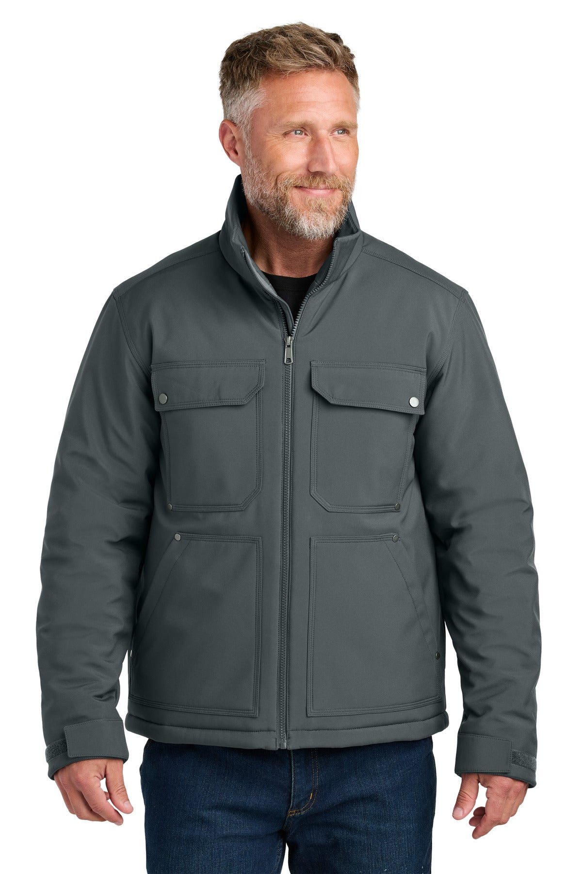 CornerStone® Insulated Workwear Soft Shell - Iron Grey - XS