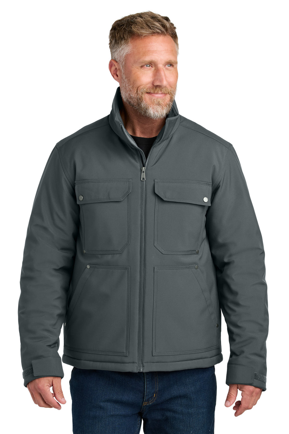 CornerStone® Insulated Workwear Soft Shell - Iron Grey - XS