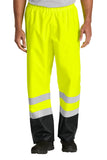 CornerStone® ANSI Class E Pull-On Rain Pant - Safety Yellow/ Black - S/M