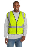 CornerStone® ANSI 107 Class 2 Economy Mesh One-Pocket Vest - Safety Yellow - S/M