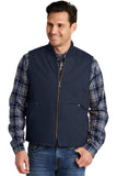 CornerStone® Washed Duck Cloth Vest - Navy - XS