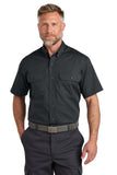 CornerStone® Short Sleeve Select Ripstop Shirt - Echo Steel - XS