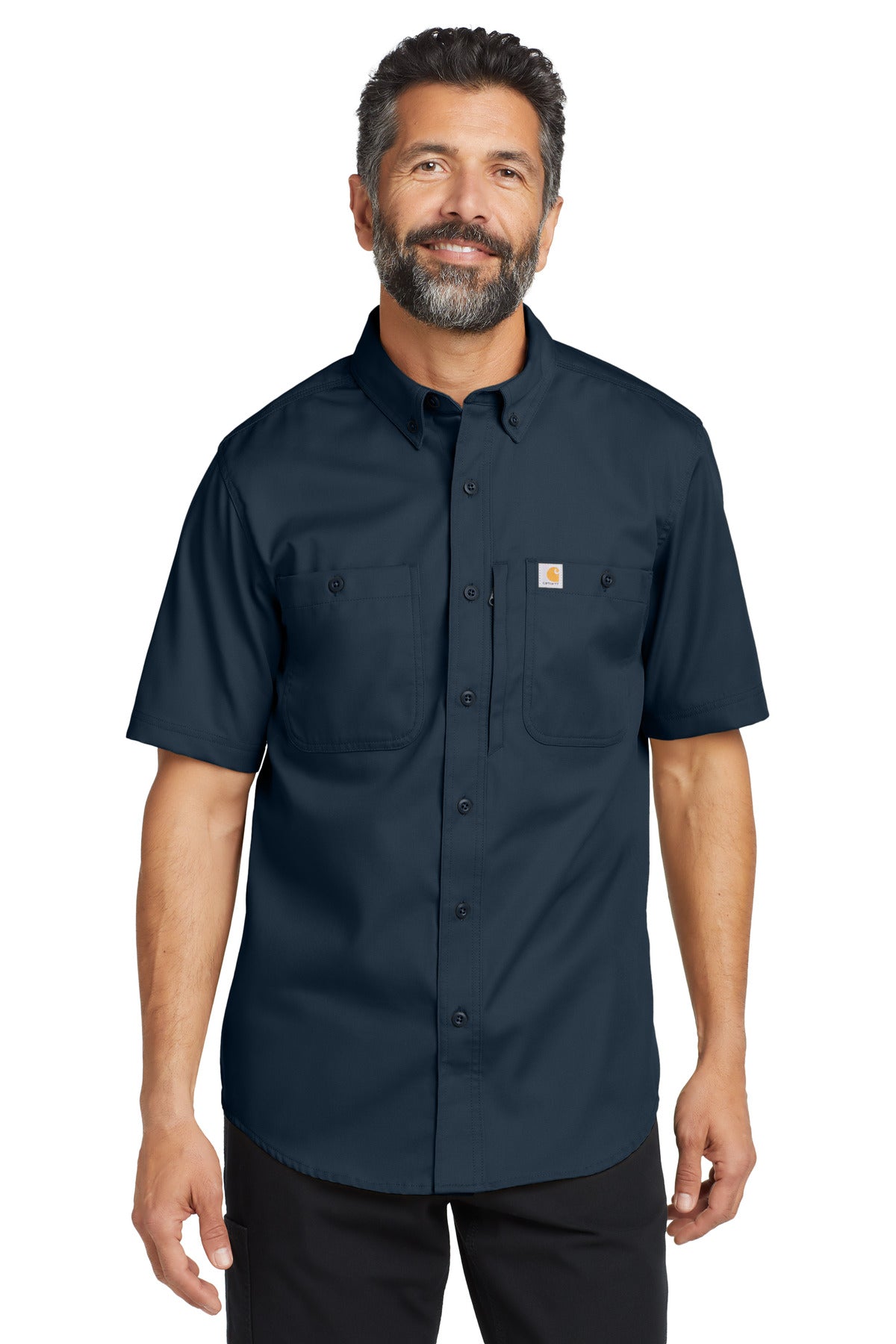 Carhartt® Rugged Professional™ Series Short Sleeve Shirt - Navy - S
