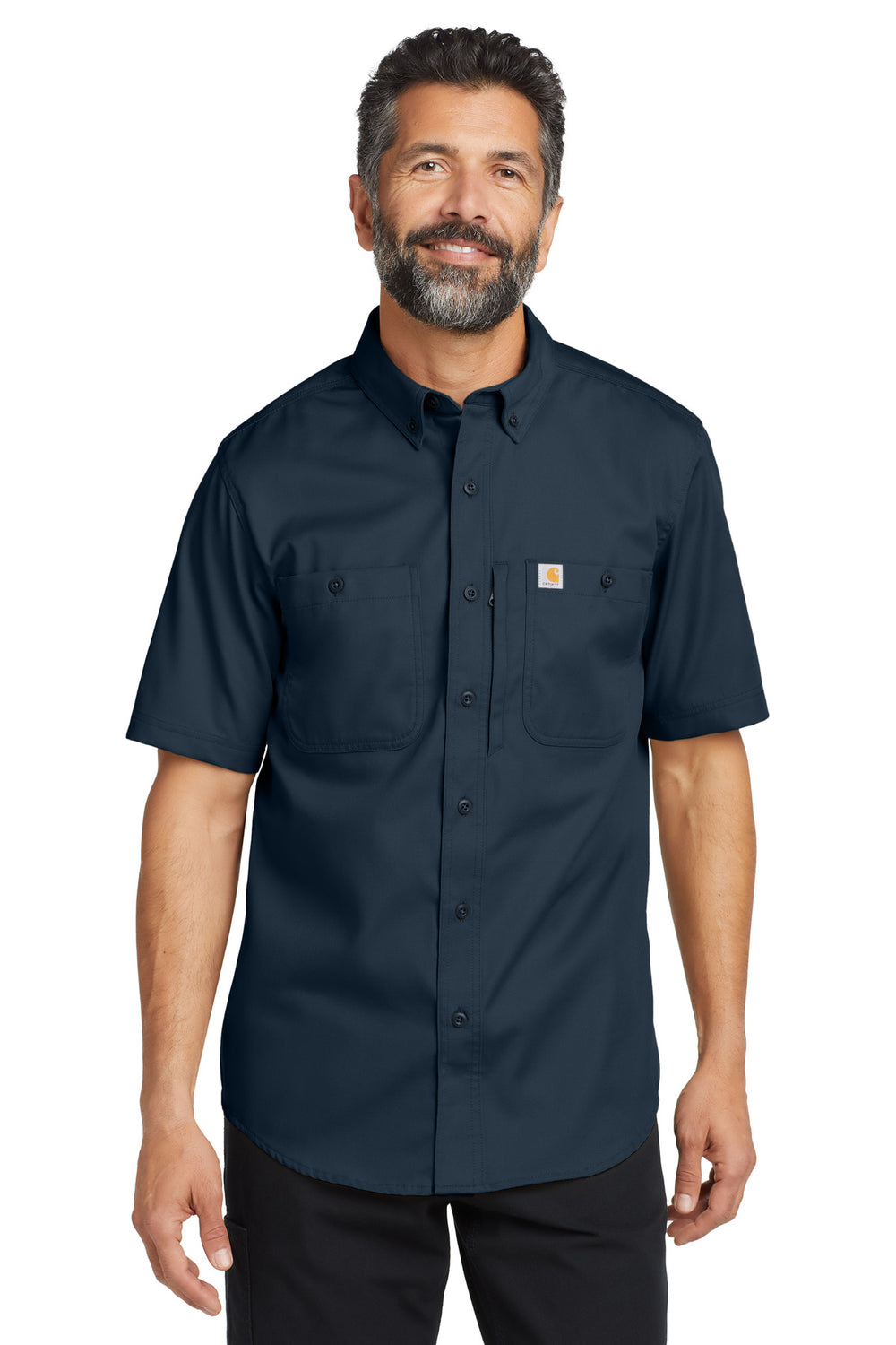 Carhartt® Rugged Professional™ Series Short Sleeve Shirt - Navy - S