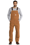 Carhartt® Duck Unlined Bib Overalls - Carhartt Brown - 3030