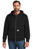 Carhartt® Midweight Thermal-Lined Full-Zip Sweatshirt - Black - S