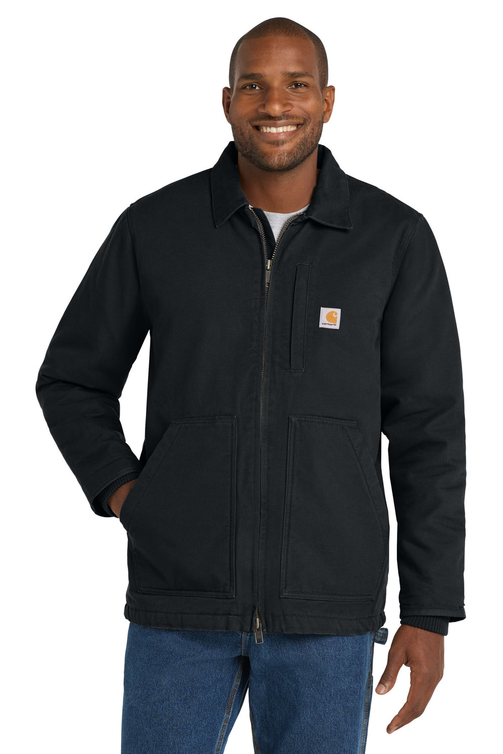 Carhartt® Sherpa-Lined Coat - Black - S