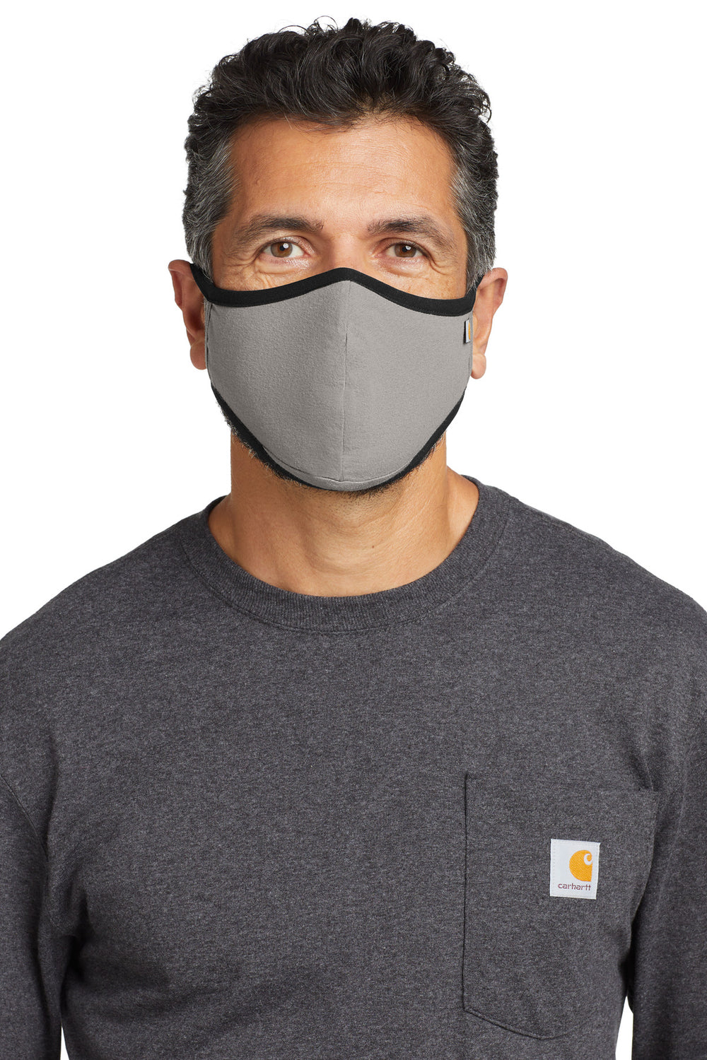 Carhartt® Cotton Ear Loop Face Mask (3 pack) - Asphalt - OSFA