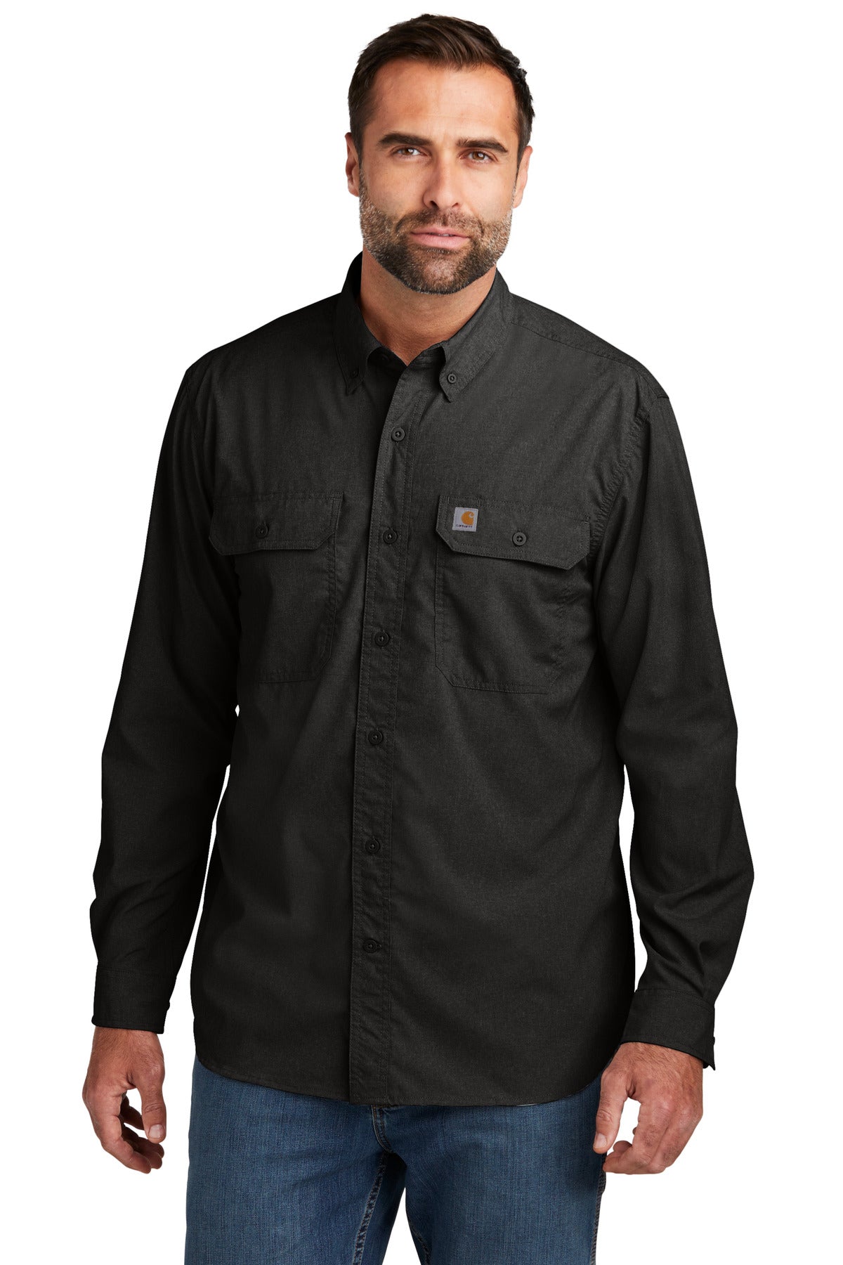 Carhartt Force® Solid Long Sleeve Shirt - Black - S