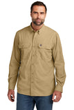 Carhartt Force® Solid Long Sleeve Shirt - Dark Khaki - S