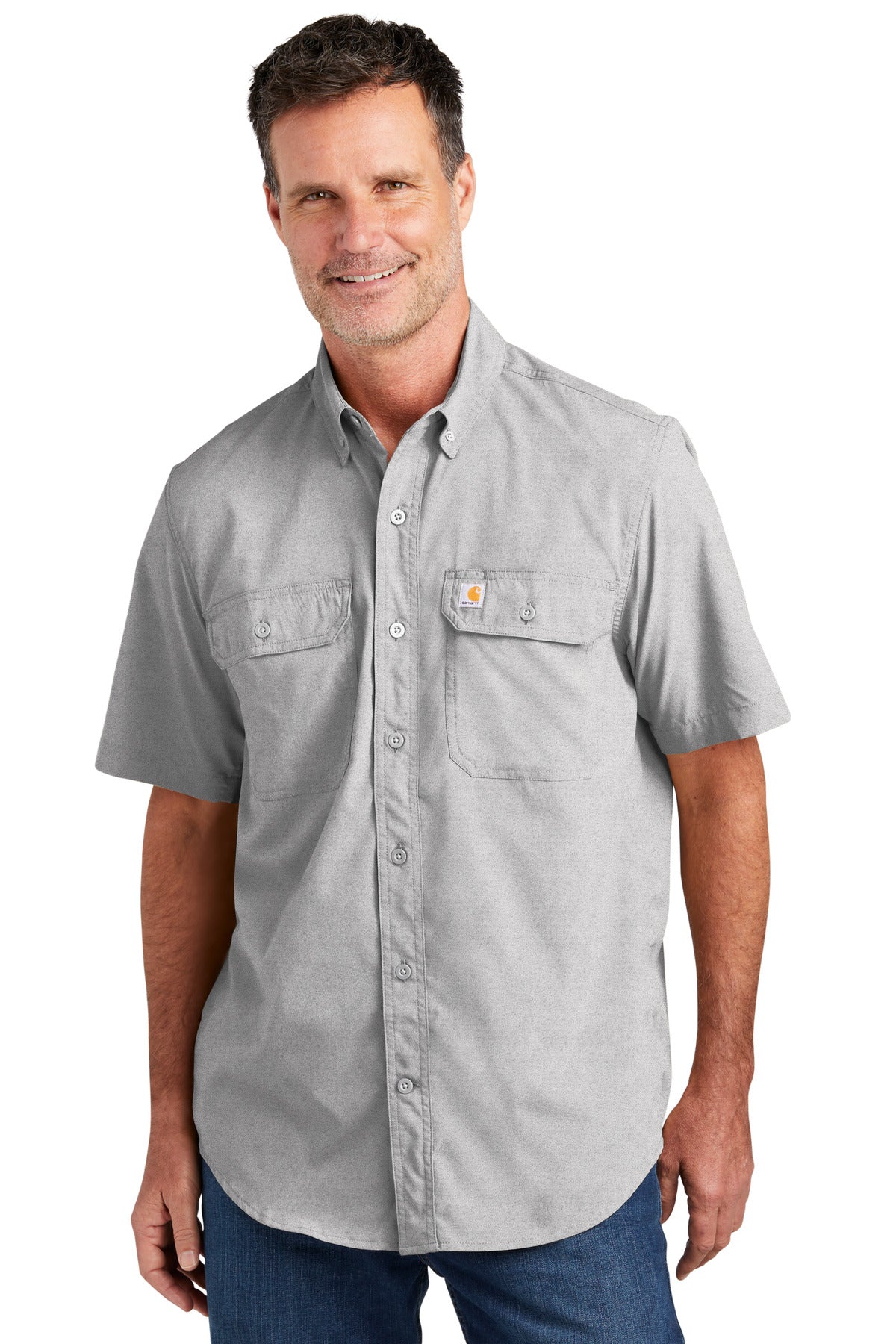 Carhartt Force® Solid Short Sleeve Shirt - Steel - S
