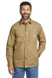 Carhartt® Rugged Flex® Fleece-Lined Shirt Jac - Dark Khaki - S