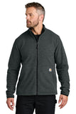 Carhartt® Textured Full-Zip Fleece Jacket - Carbon Heather - S