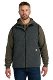 Carhartt® Textured Fleece Vest - Carbon Heather - S