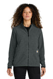 Carhartt® Women’s Textured Full-Zip Fleece Jacket - Carbon Heather - XS