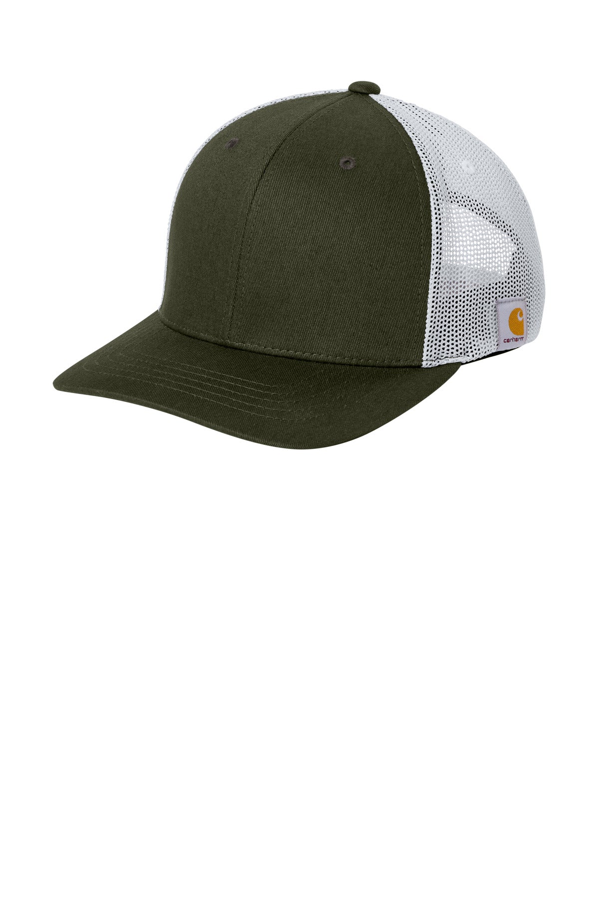 Carhartt® Flexfit 110® Mesh Back Cap - Moss/ White - OSFA