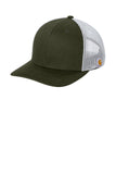 Carhartt® Flexfit 110® Mesh Back Cap - Moss/ White - OSFA