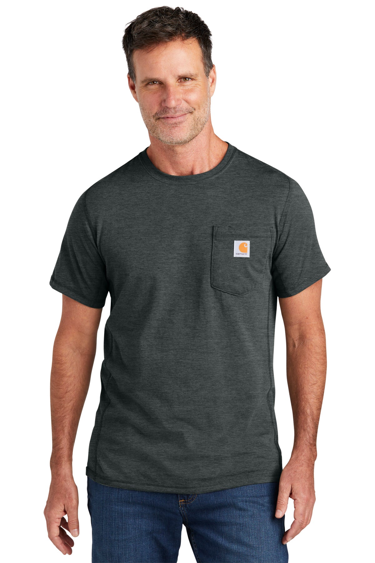 Carhartt Force® Short Sleeve Pocket T-Shirt - Carbon Heather - S