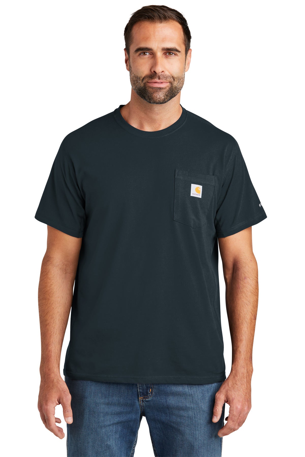 Carhartt Force® Short Sleeve Pocket T-Shirt - Navy - S