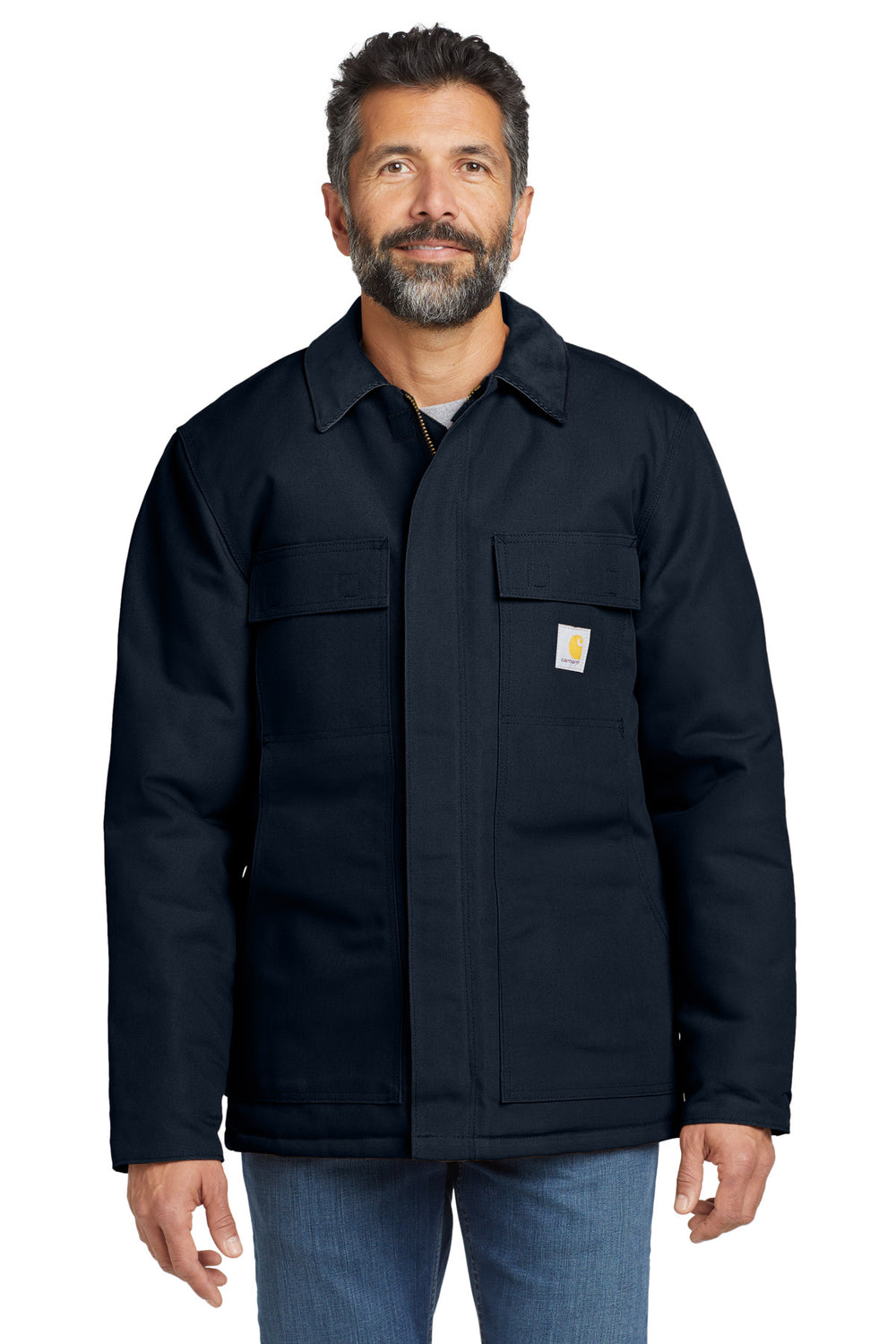 Carhartt® Duck Traditional Coat - Dark Navy - S