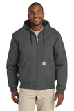 Carhartt® Quilted-Flannel-Lined Duck Active Jac - Gravel - S